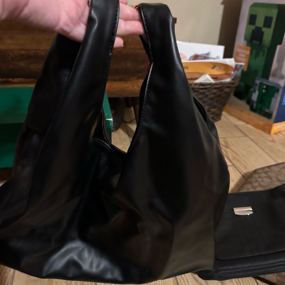 Black strap bag